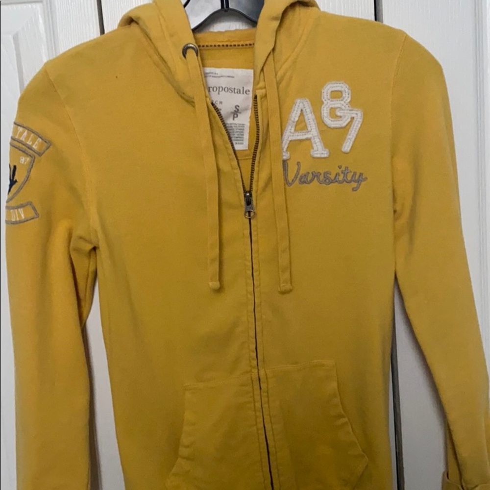 Aeropostale Varsity Zip Up